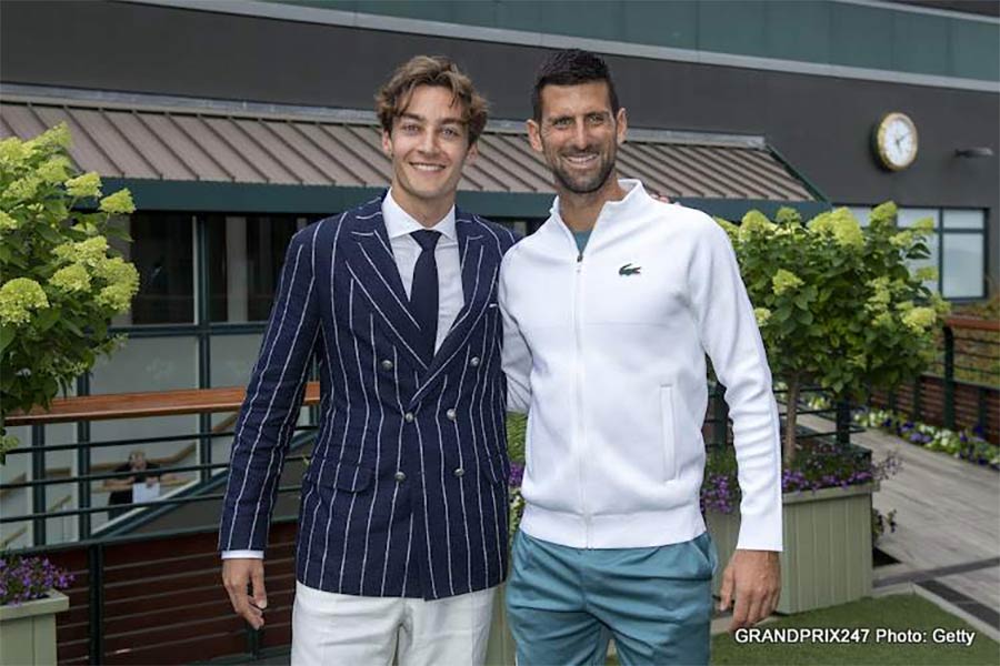 George-Russell-Novac-Wimbledon-2025