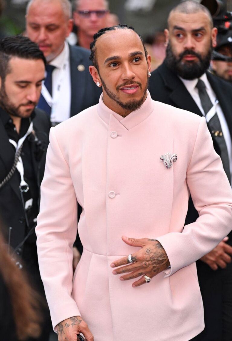 Lewis Hamilton’s Lilac Lapel Moment – A Brooch, A GOAT, and the Formula for Fashion Greatness