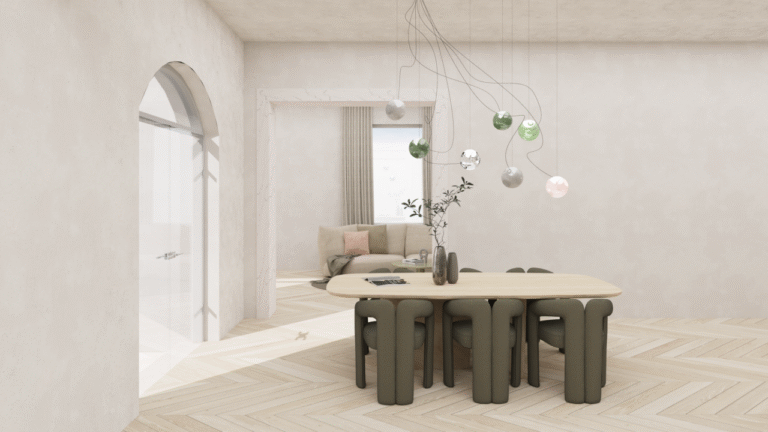Step-by-step: This is how the dining and living area Journey
